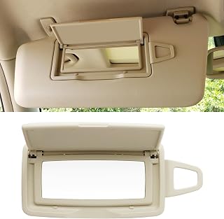 for Mercedes Benz W166 Sun Visor Mirror Cover 2015-2021,Light Beige