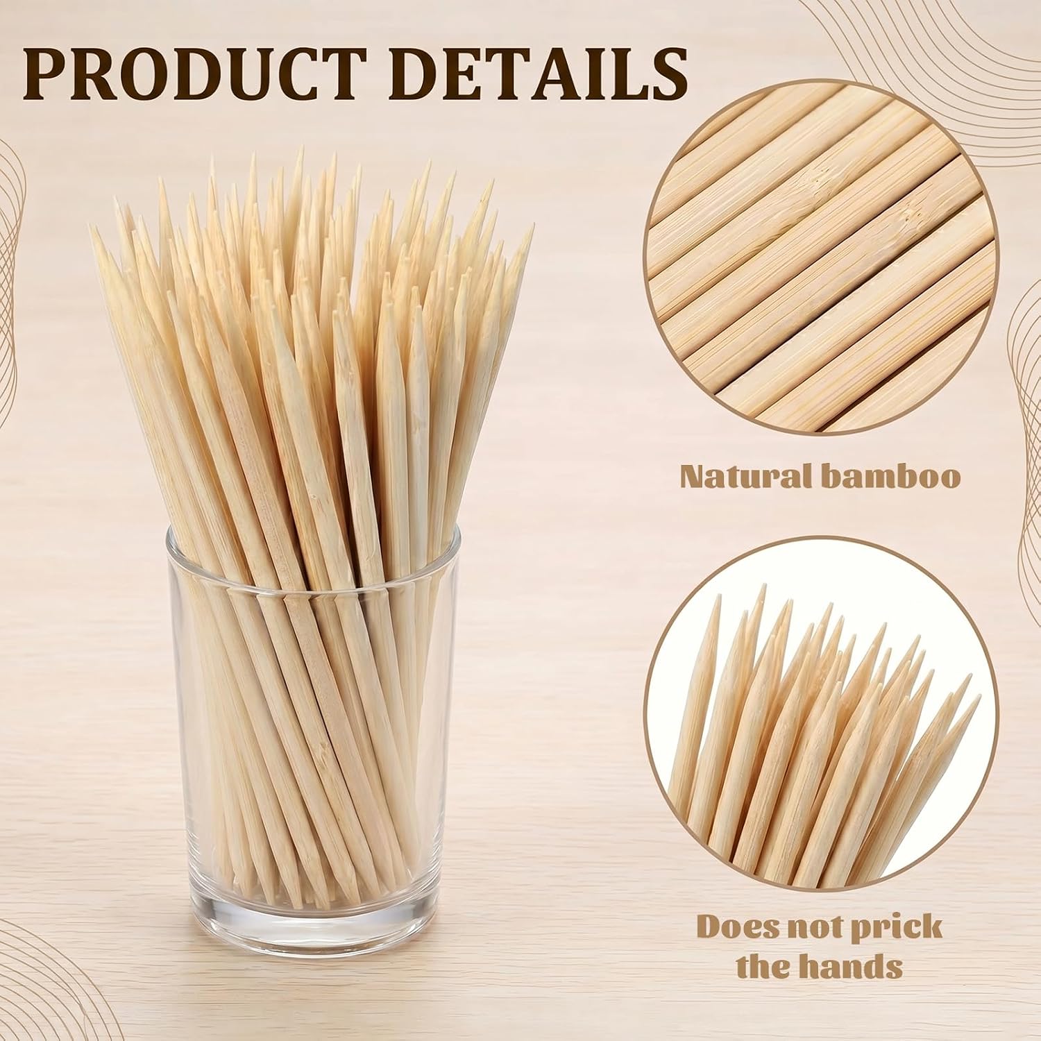 Scratch Art Sticks, 100 Pcs 4.7 Inch Wooden Stylus for Scratch Art Heavy Duty Wooden Sticks for Crafts for DIY Creative Draw Craft Projects
