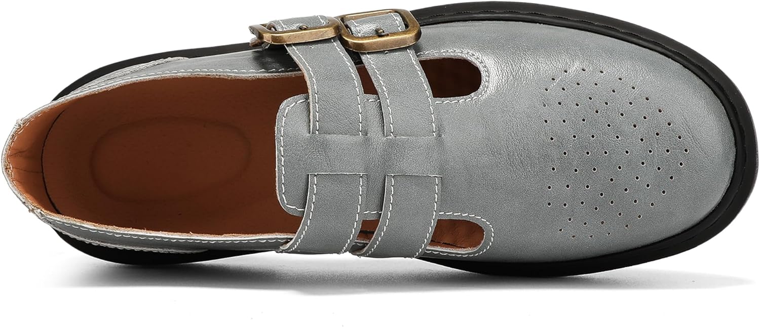 Women's Classic Comfort Mary Jane Flats - Comfortable & Lightweight Casual Dress Shoes - Image 4