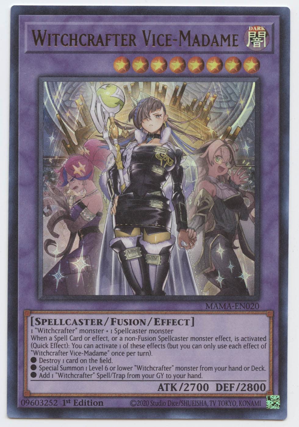 Witchcrafter Vice-Madame - MAMA-EN020 - Ultra Rare