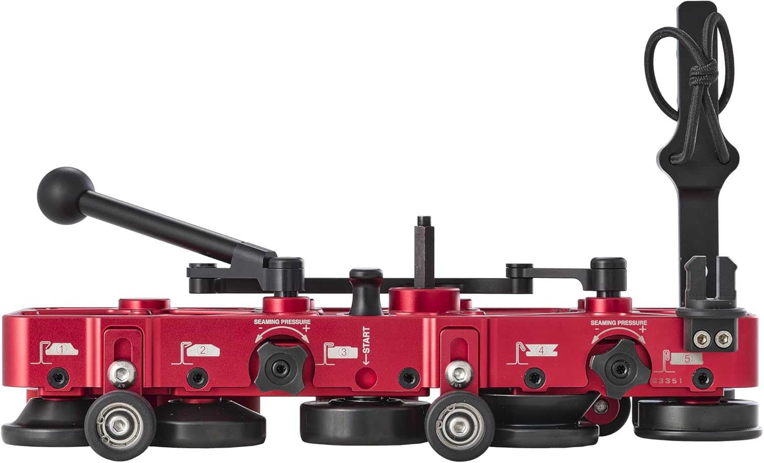 Malco Power Assisted Metal Seamer – Makes 1”-1.5” single and/or double mechanical lock standing seam panel seams – FSXS – Metal Roofing Tools - Attaches to drill - - Storage Case included