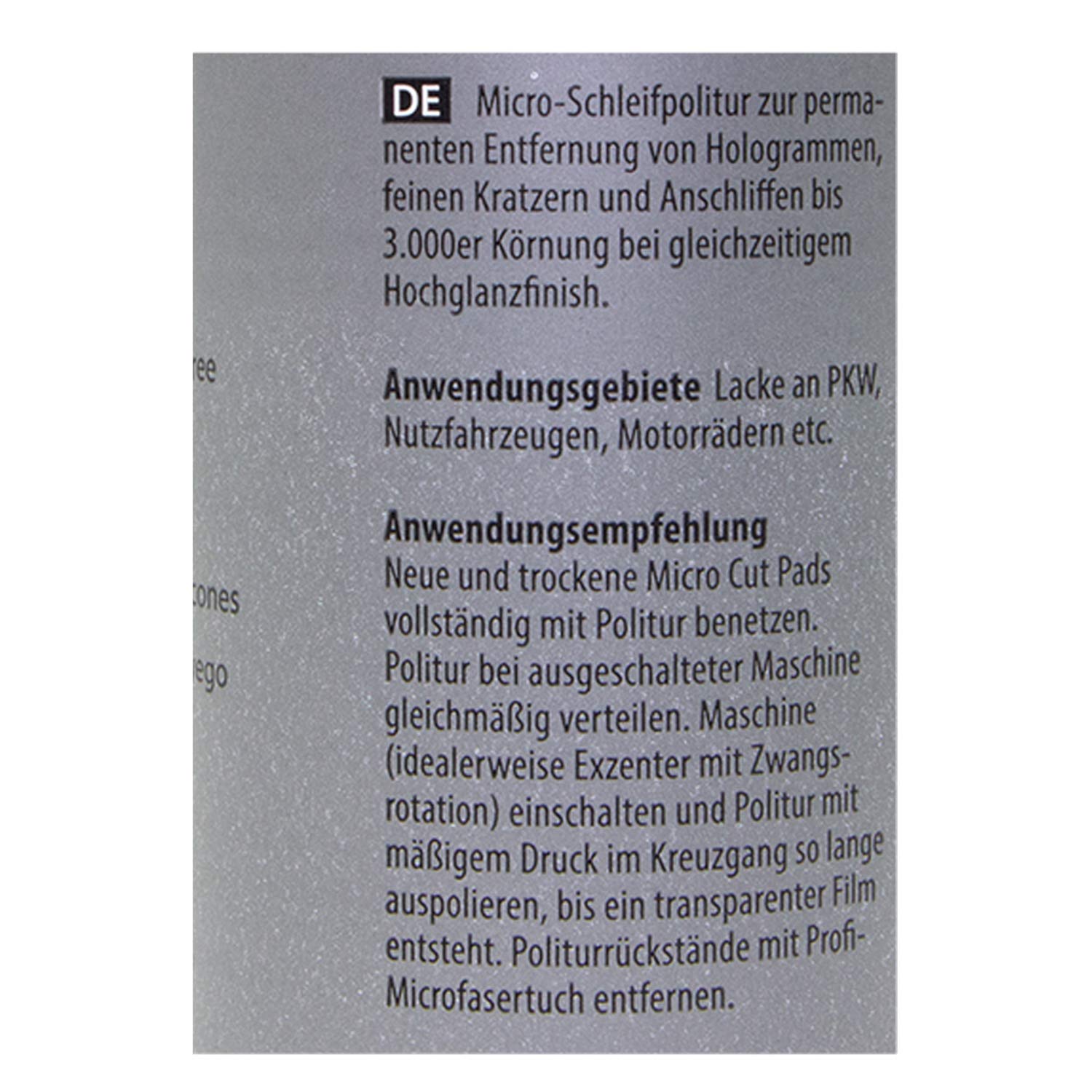 Politur Set Koch Chemie Heavy Cut H9.01 + Fine Cut F6.01 + Micro Cut & Finish M3.02 je 250 ml