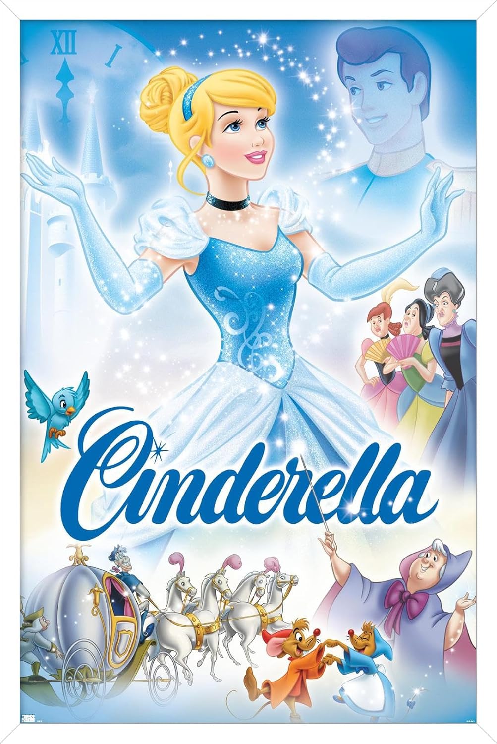 Disney Cinderella - Cover Wall Poster, 34L" x 22.4W", Premium Unframed Version