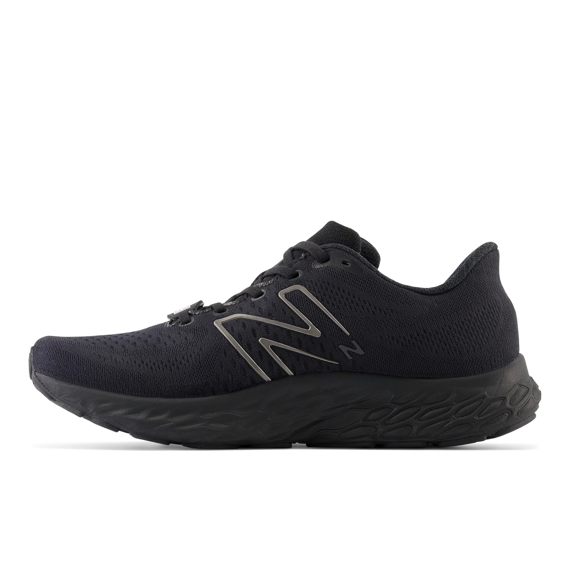 New Balance Fresh Foam X Evoz V3 - Tenis de Correr Antideslizantes para Hombre, Negro/Negro Metálico/Negro, 8 X-Wide
