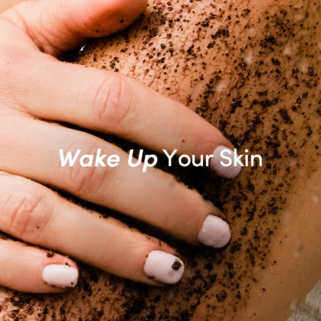 Uncommon Beauty Coffee Scrub - Exfoliating and Hydrating Body Scrub - Dry Scrub with Coconut Oil and Cocoa Butter - All Skin Types, Vegan, Cruelty Free, Synthetic Fragrance Free, 9 OZ - Image 3