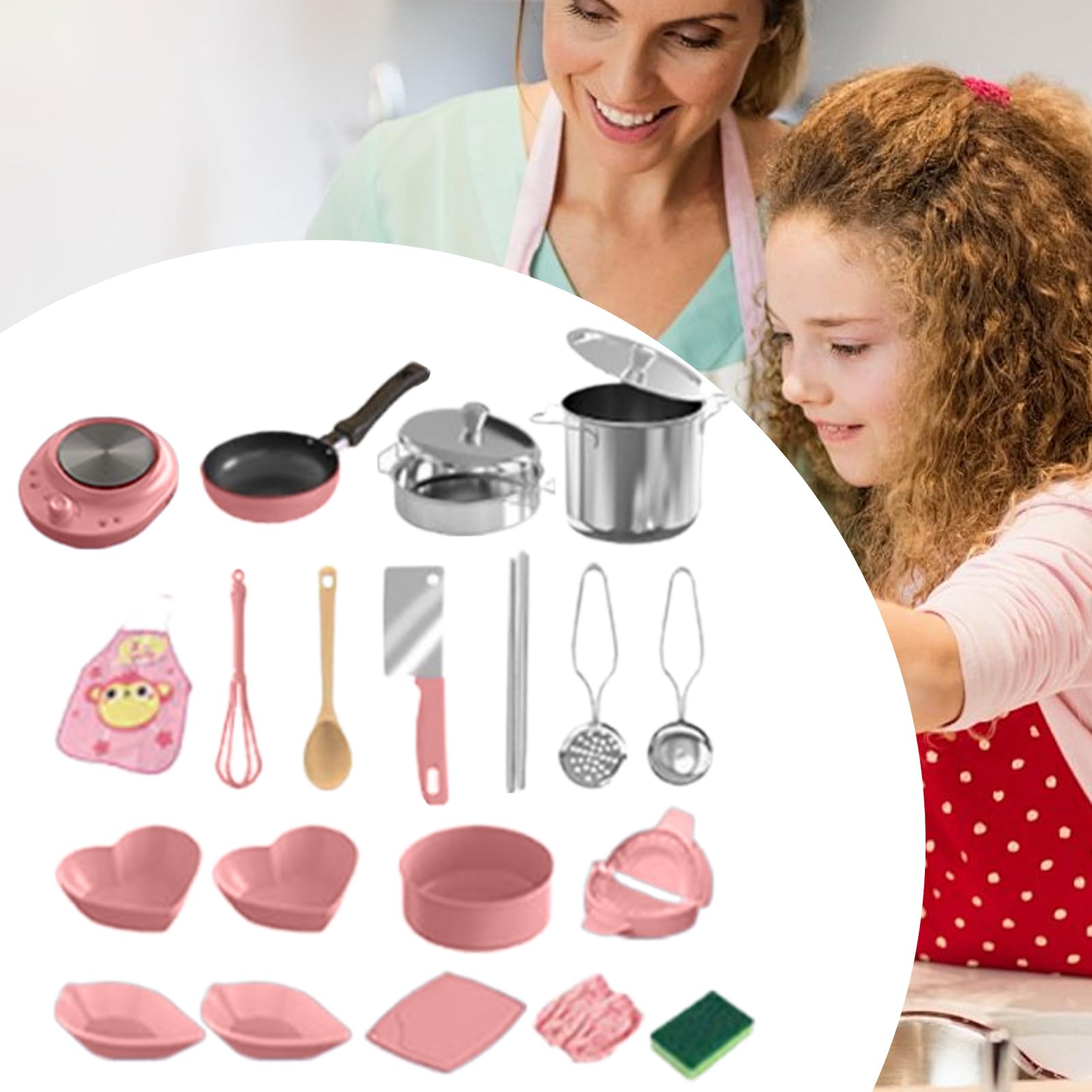 cucina giocattolo Set di piccoli utensili da cucina sicuri per di ruolo | Set pentole giocattolo per bambini Bambini asilo scuola materna casa sala giochi creatività