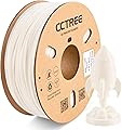 CCTREE ASA Filament 1.75mm, UV-Resistant, High-Strength & Weatherproof Material for Durable Outdoor Prints, 3D Printer Filament 1kg (2.2lbs) Spool, Dimensional Accuracy +/- 0.03mm, White