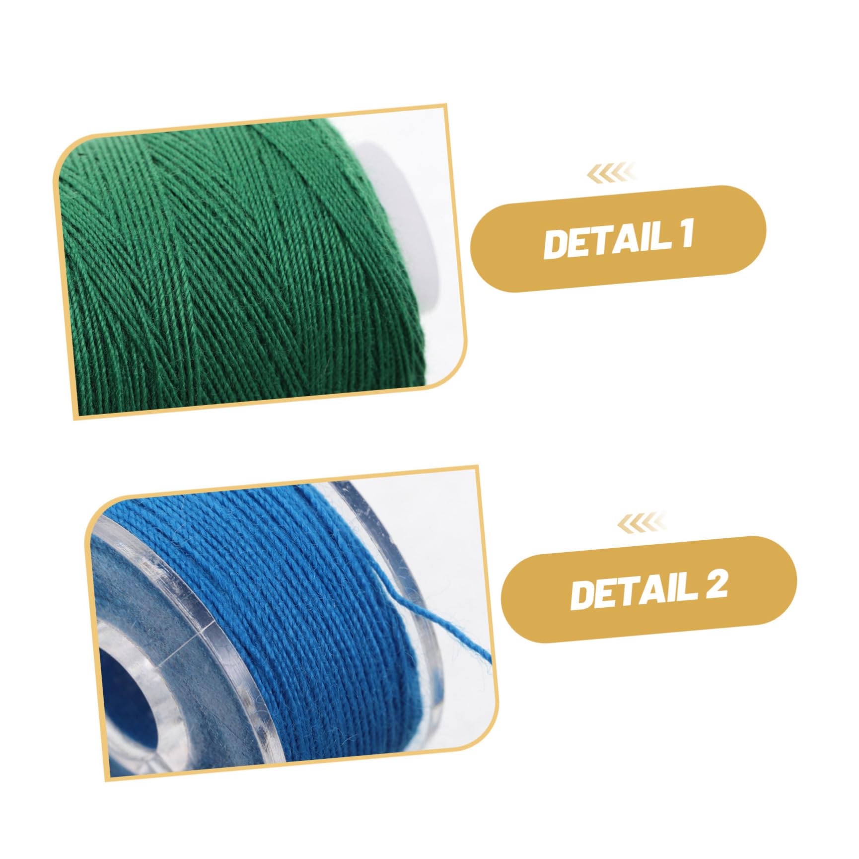 Kit de Hilo para Coser de 36 Colores, Bobinas de Poliéster de 400 Yardas, Carretes Preenrollados para Máquina y Costura a Mano, Adecuado para Manualidades y Sastrería Profesional
