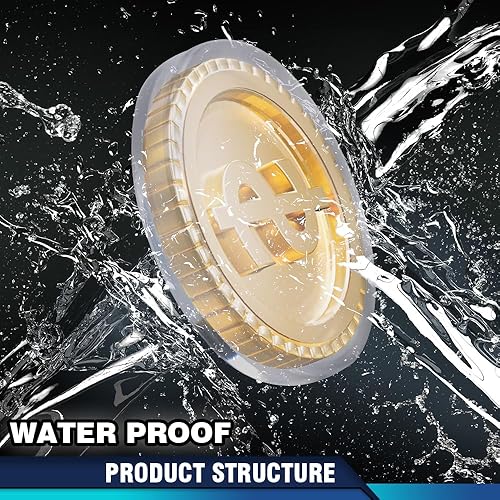 Miniatura 6 de PIT66 10 unidades de ajuste directo herméticos de 1.598 in para monedas cápsula ajuste transparente para 1oz Us Silver Eagle sin caja