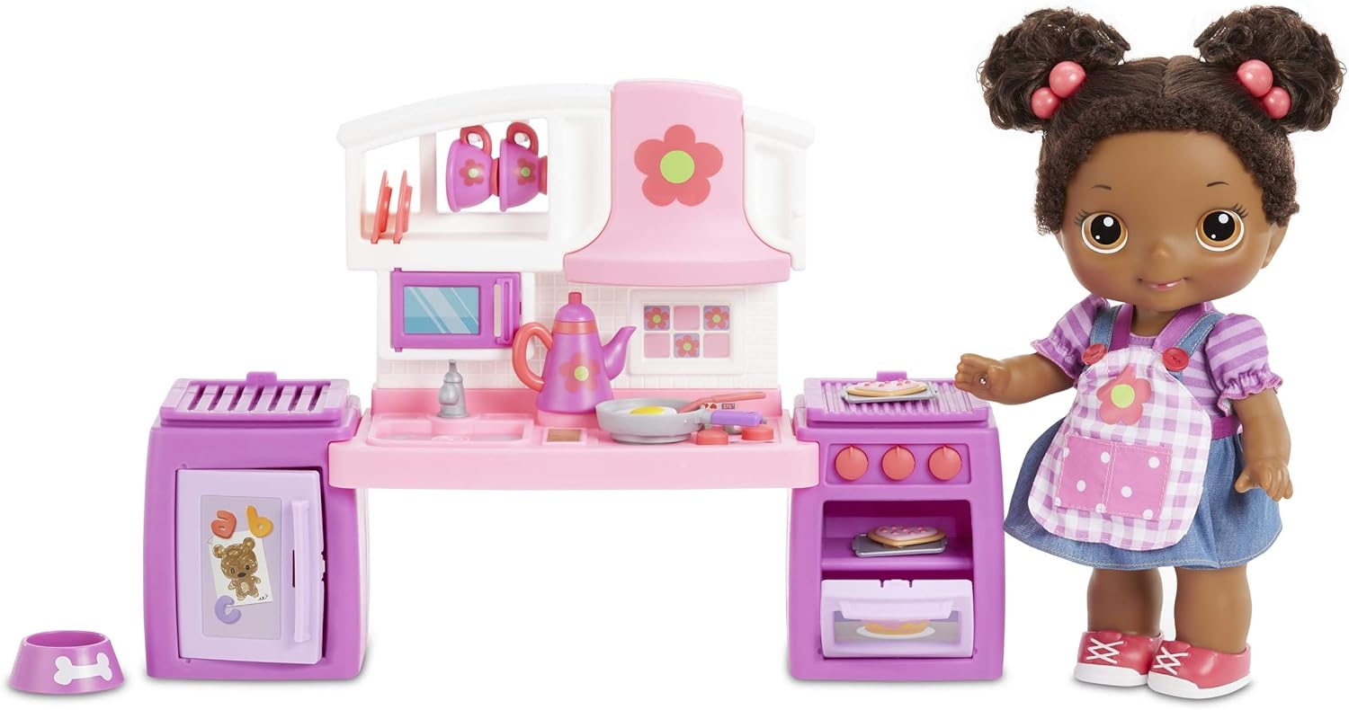 Lilly's Cook & Bake Kitchen Doll Playset by Lilly Tikes from Little Tikes for Kids Ages 3 Years and Up