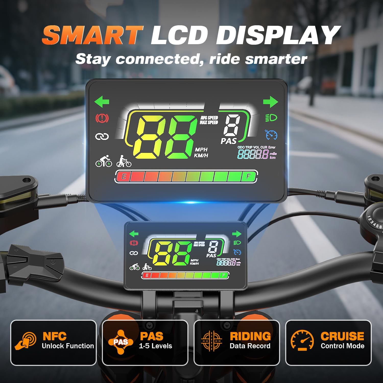 ASKGO F30 Electric Dirt Bike Smart LCD Display