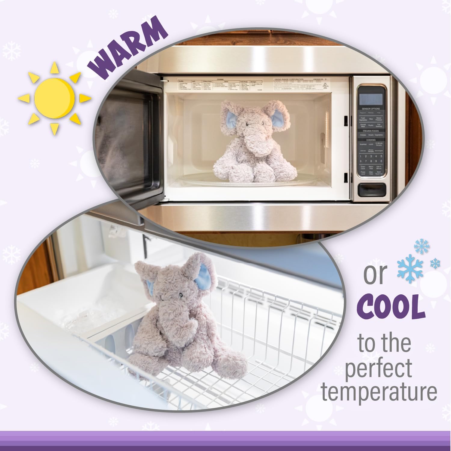 Jumbo - Unicorn - Microwavable & Weighted Plush Stuffed Animal - Heated Plushie for Warmth - Cute, Soft, Cozy Toy for Adults & Children (Boys, Girls, & Toddlers) by Warm Pals