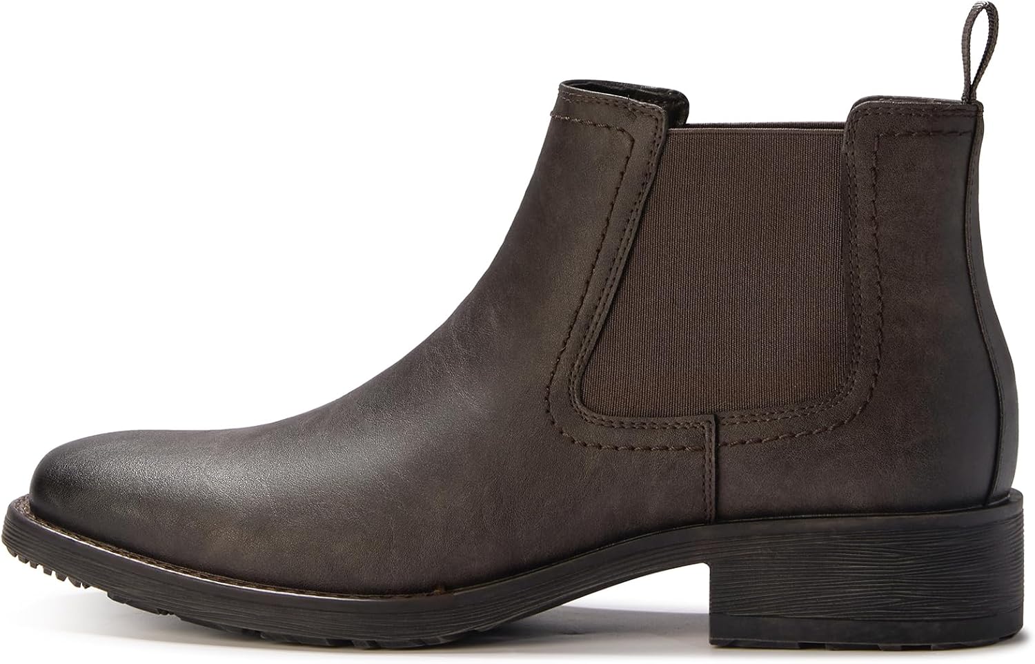 Men’s Chelsea Boots Square Toe Slip-On Ankle Dress Boots Casual Business Casual Sho... - Image 3