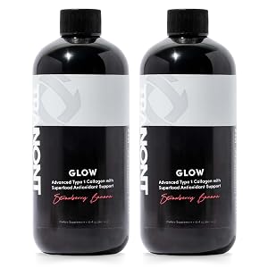 Tranont Glow Liquid Collagen for Women Multi Collagen Peptides with Hyaluronic Acid Biotin Hair Skin Nail Support Hydrolyzed