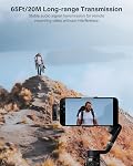 Wireless Lavalier Microphone for iPhone, iPad, Android Phone，2-Pack Mini Microphone with Noise Reduction, Auto Pairing and Mute & Reverb for Vlogging, Video Recording, TikTok, YouTube - Plug & Play