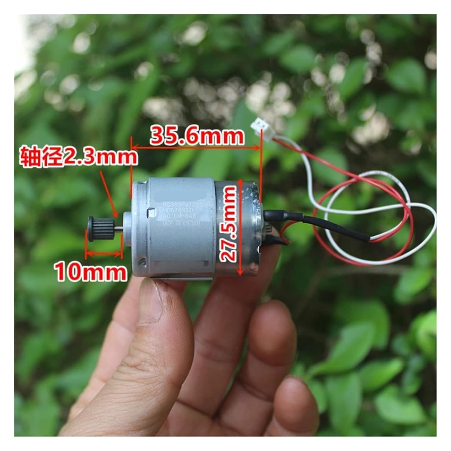 RS385PV12220R Carbon Brush Electronic Starter DC 12V-24V 4850RPM High Speed Large Torque