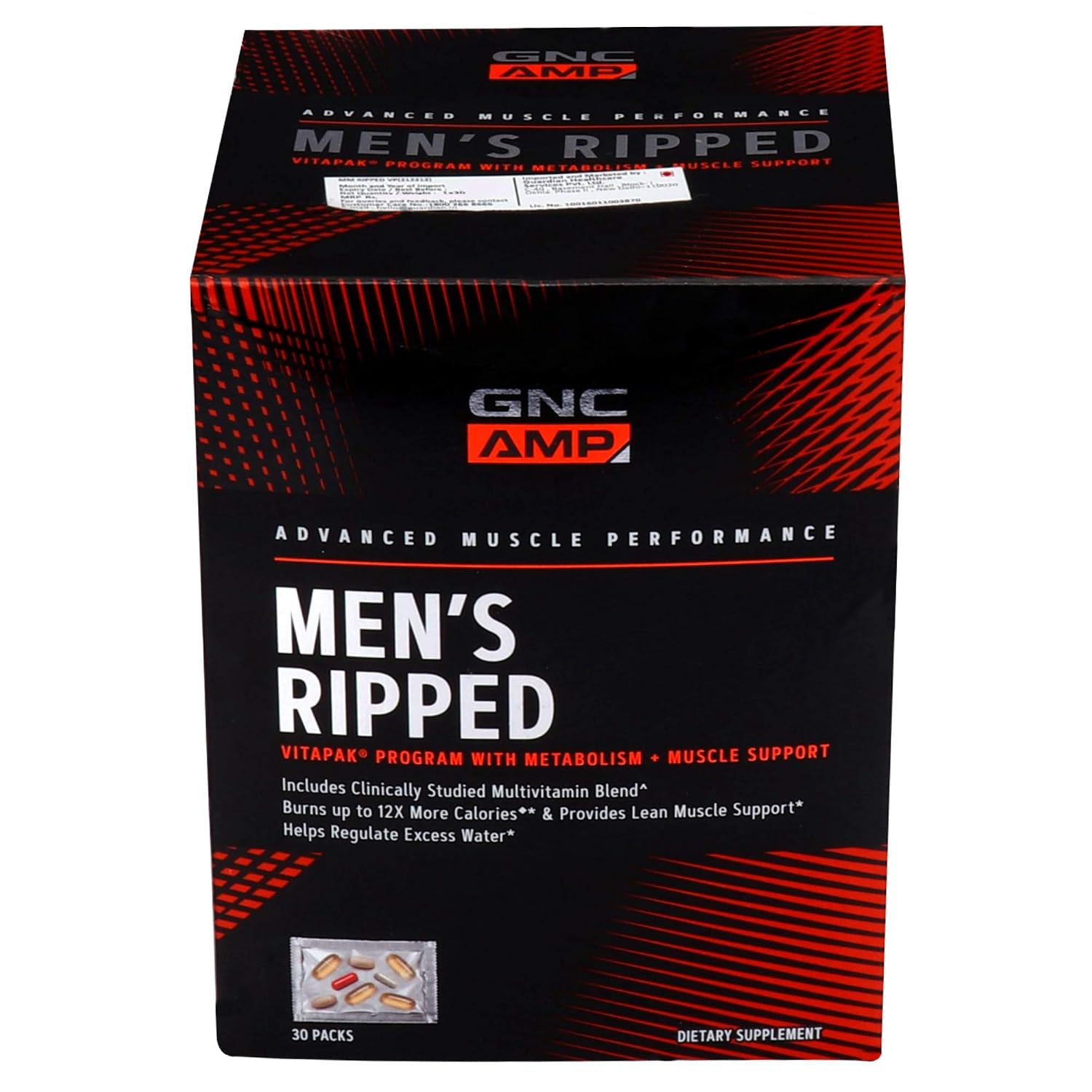 Ripped Vitapak Program for Lean Muscle 