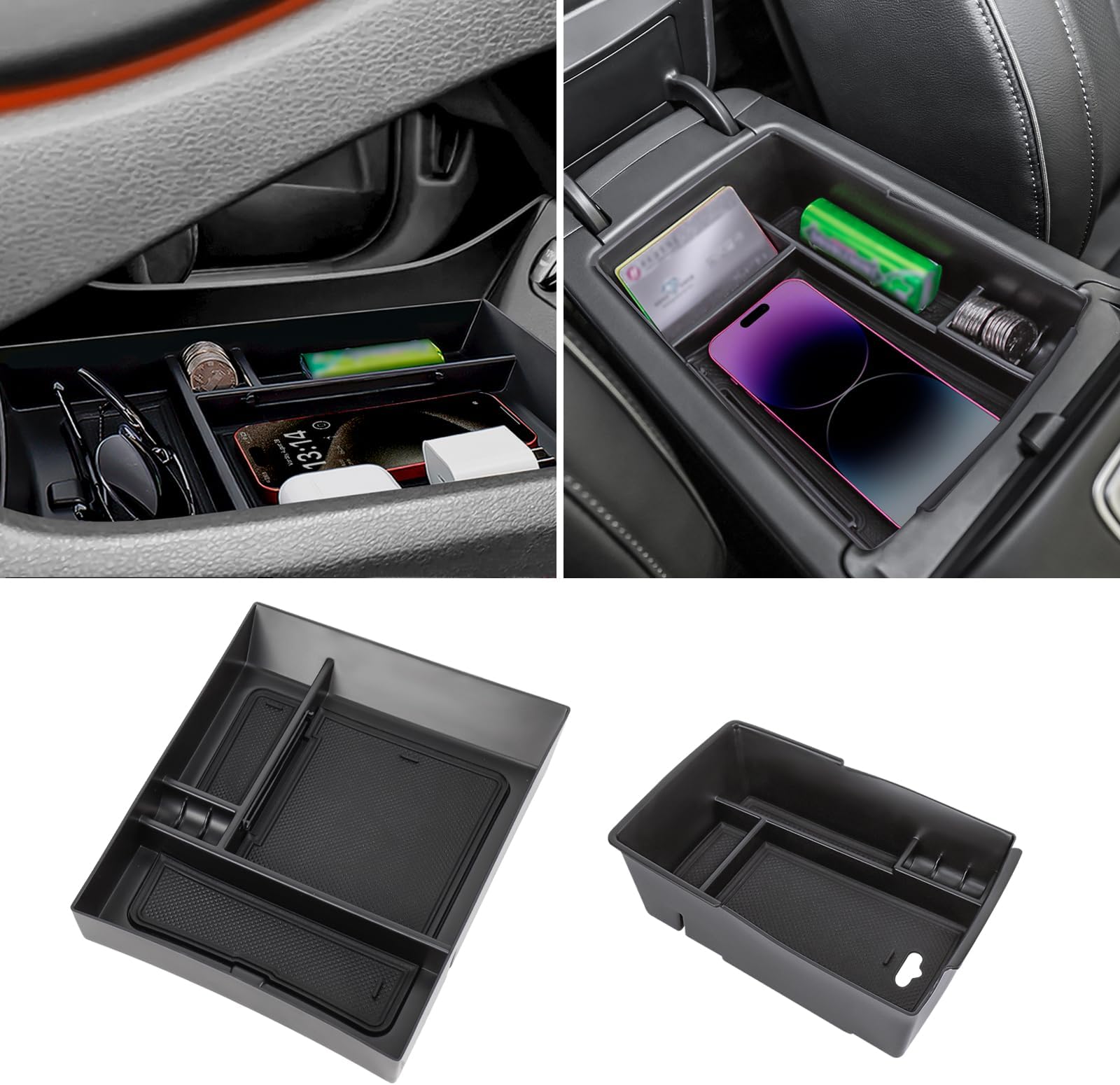 Amazon.com: Neepiar Center Console Organizer Compatible with Hyundai ...