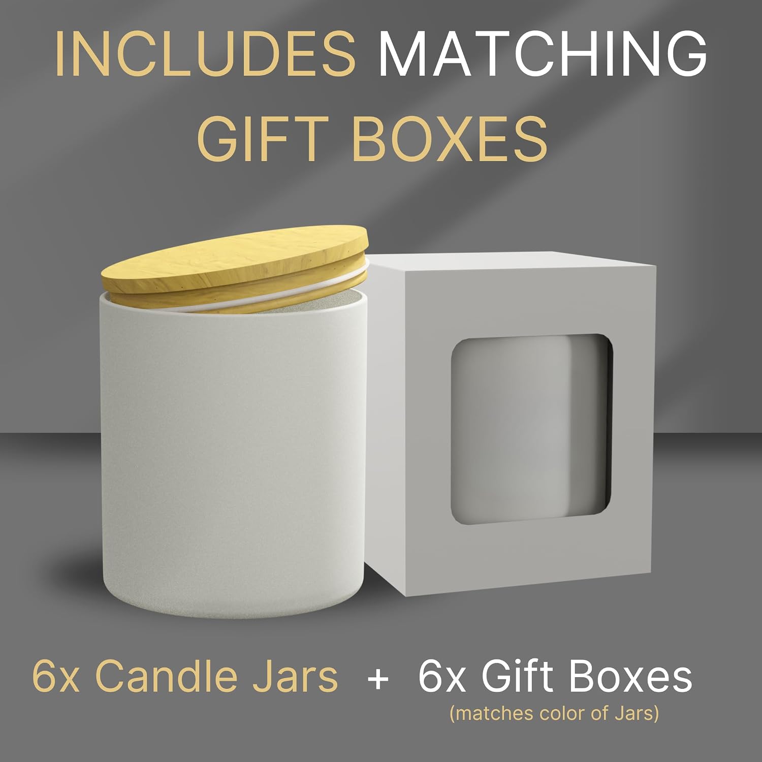 Jars 14 oz - Empty candle jars making candles - bulk candle jar Bulk - Glass candle jars lids - Candle Vessels Candle Making - Empty candle vessels lids, Candle Vessel Bulk, (6pcs) (14oz)