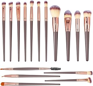 UKCOCO 16pcs Makeup Brush Set Face Foundation...