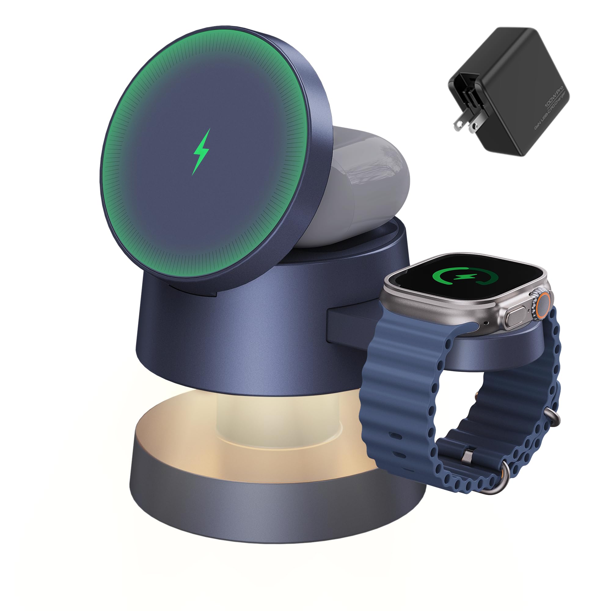 iVANKY 5 in 1 Wireless Charger with Night Light
