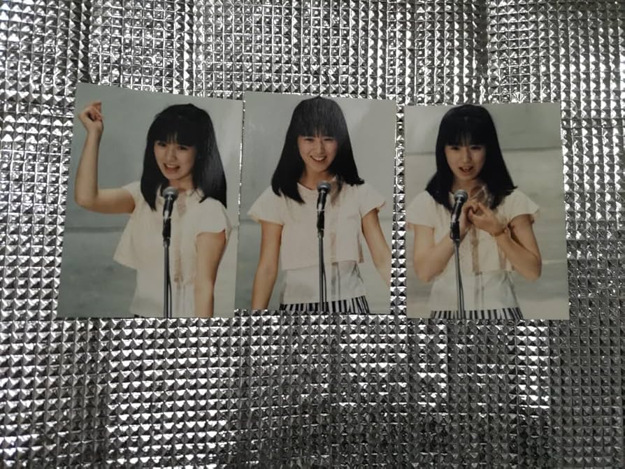 Amazon.co.jp: 高井麻巳子 おニャン子クラブ 当時 生写真3枚