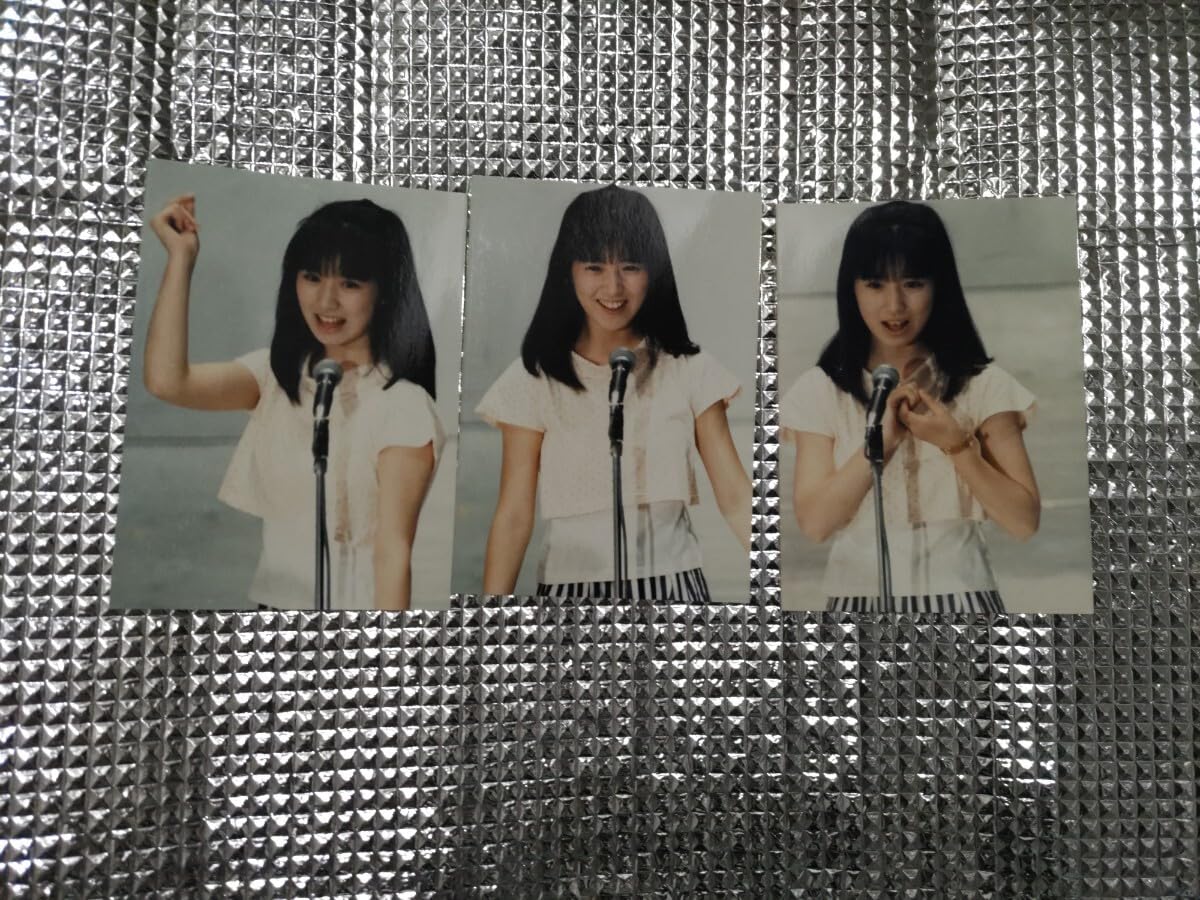 Amazon.co.jp: 高井麻巳子 おニャン子クラブ 当時 生写真3枚セット