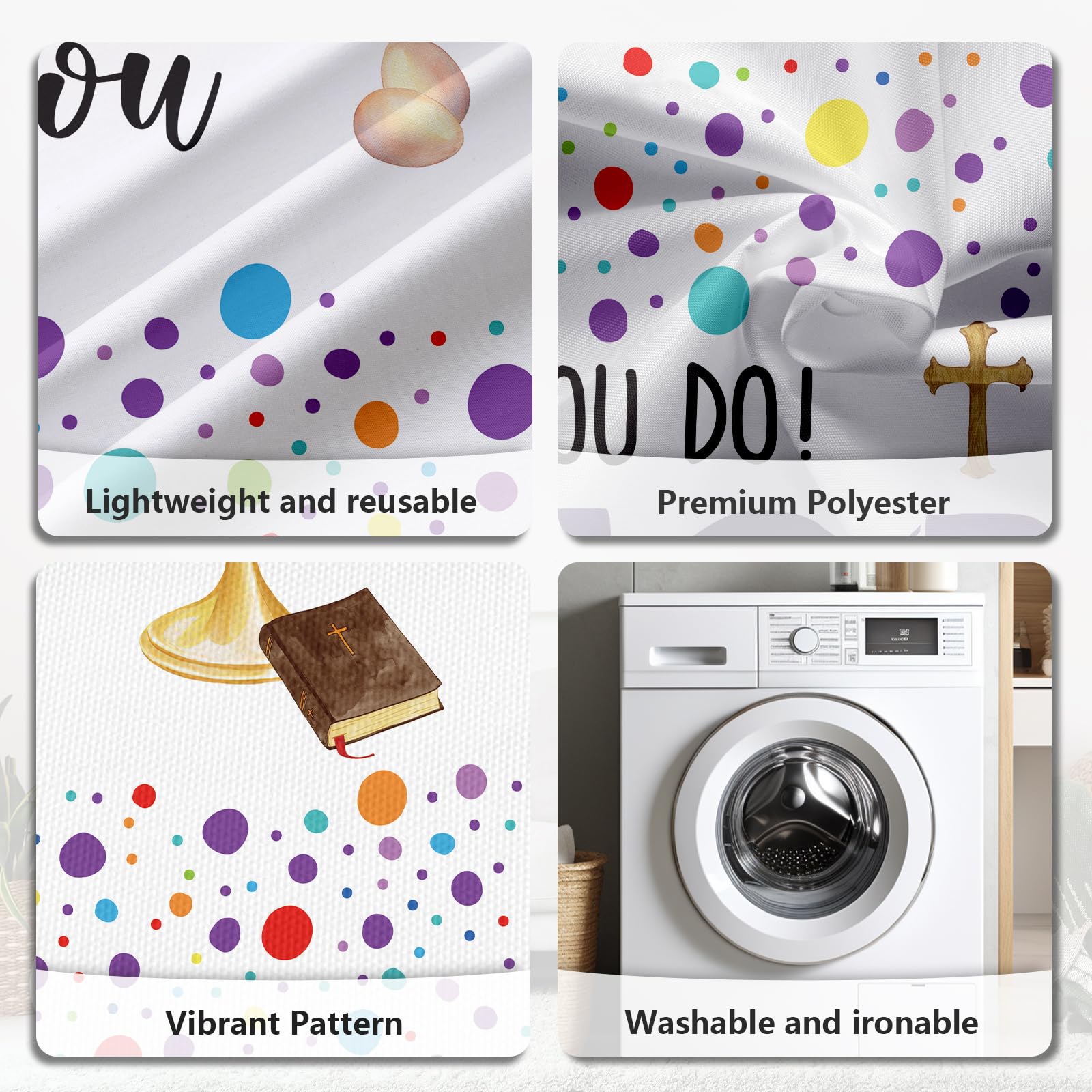 MEHOFOND Fotohintergrund Für Pastoren-Wertschätzungswoche – 2,1 X 1,5 M, Aus Polyester, Faltbar & Waschbar