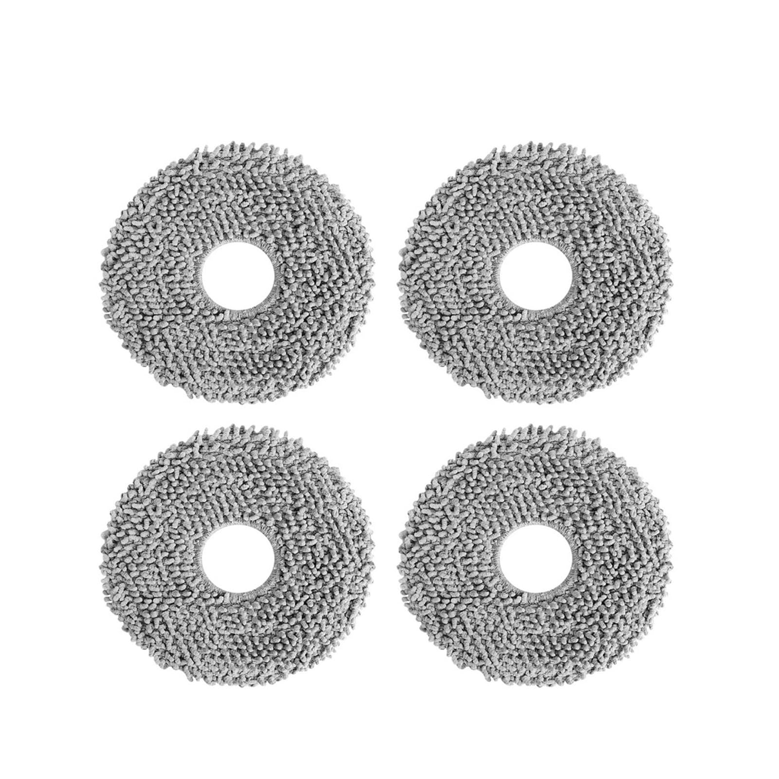 VIXWDRUTY Washable Mop Cloth,Compatible For Dreame,X40,Compatible For Roomba，Plus 405 Combo/Plus 505 Combo,Master Robot Vacuum Parts Accessories(4pcs)