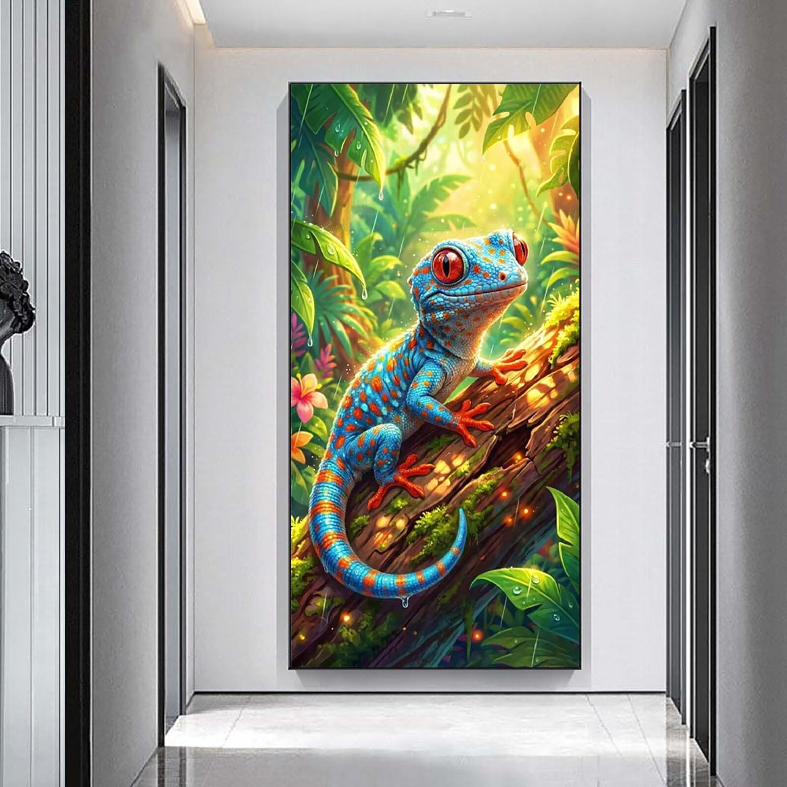 Diamentowe malowanie leśne, DIY diamentowe malowanie dorośli 60x120cm n5w