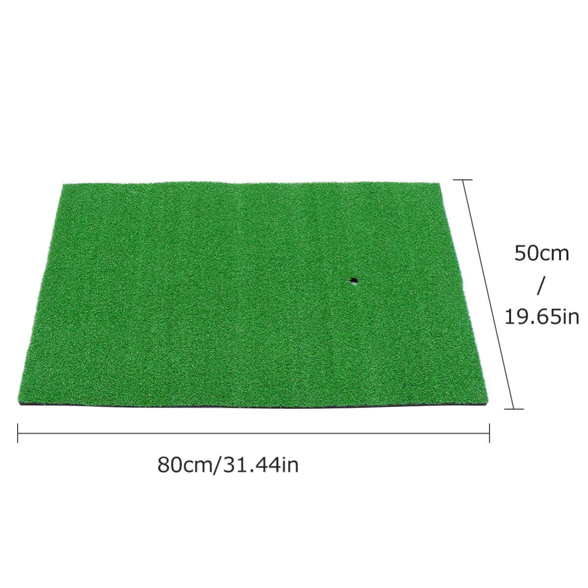 Abaodam Indoor Golf Hitting Mat Convenient Synthetic Turf Practice Pad for Home Use Includes Tee Golf Training Mat for Swing Practice and Driving Range