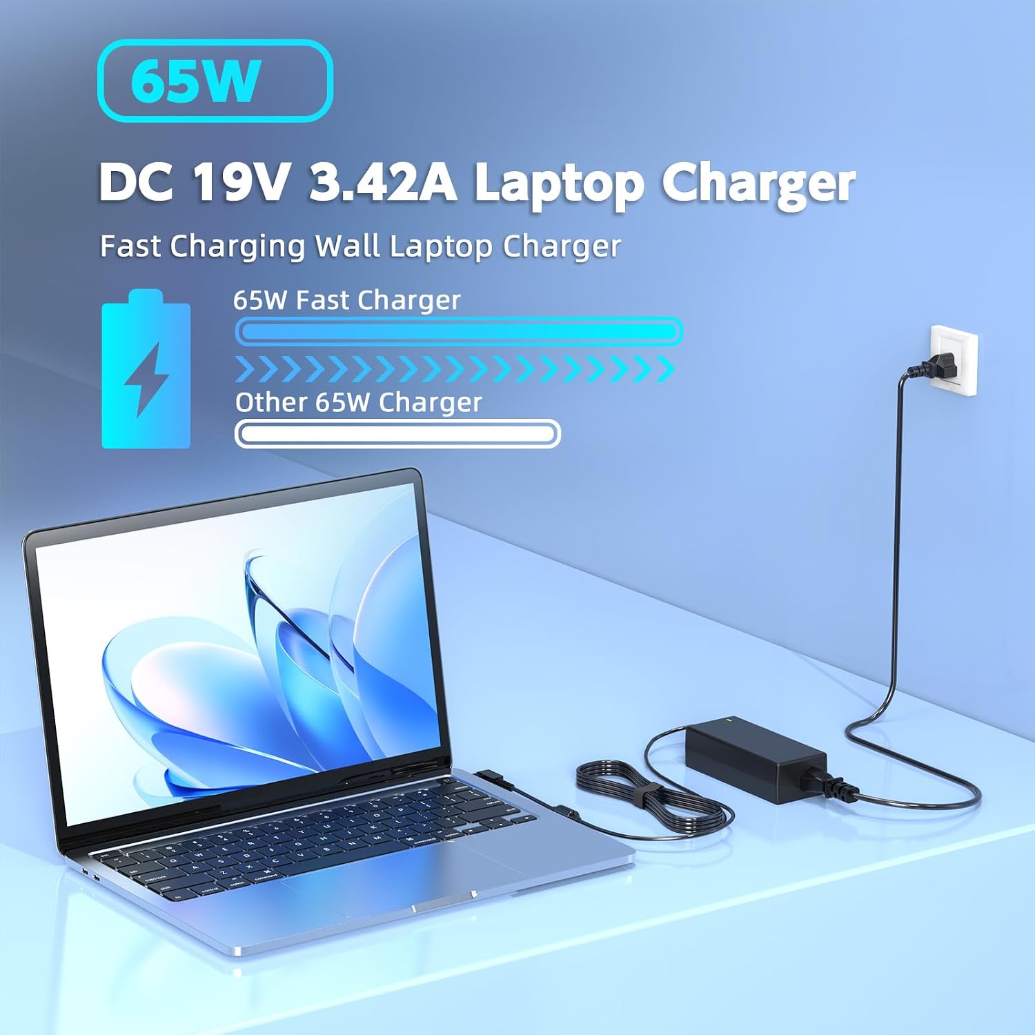 19V 3.42A 65W Acer Laptop Charger for N15Q10 N15V1 N16P1 image 5