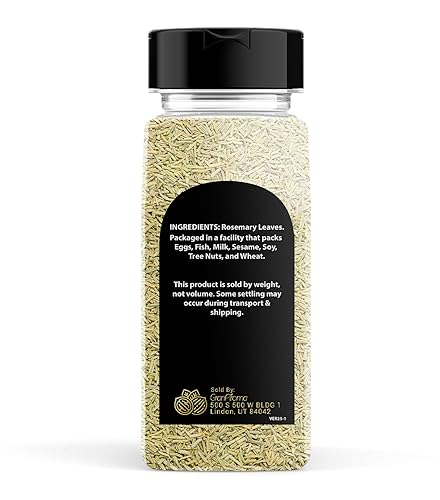 Miniatura 2 de GranAroma Hojas de romero de 5.2 onzas, especias versátiles, sabor dulce y salado