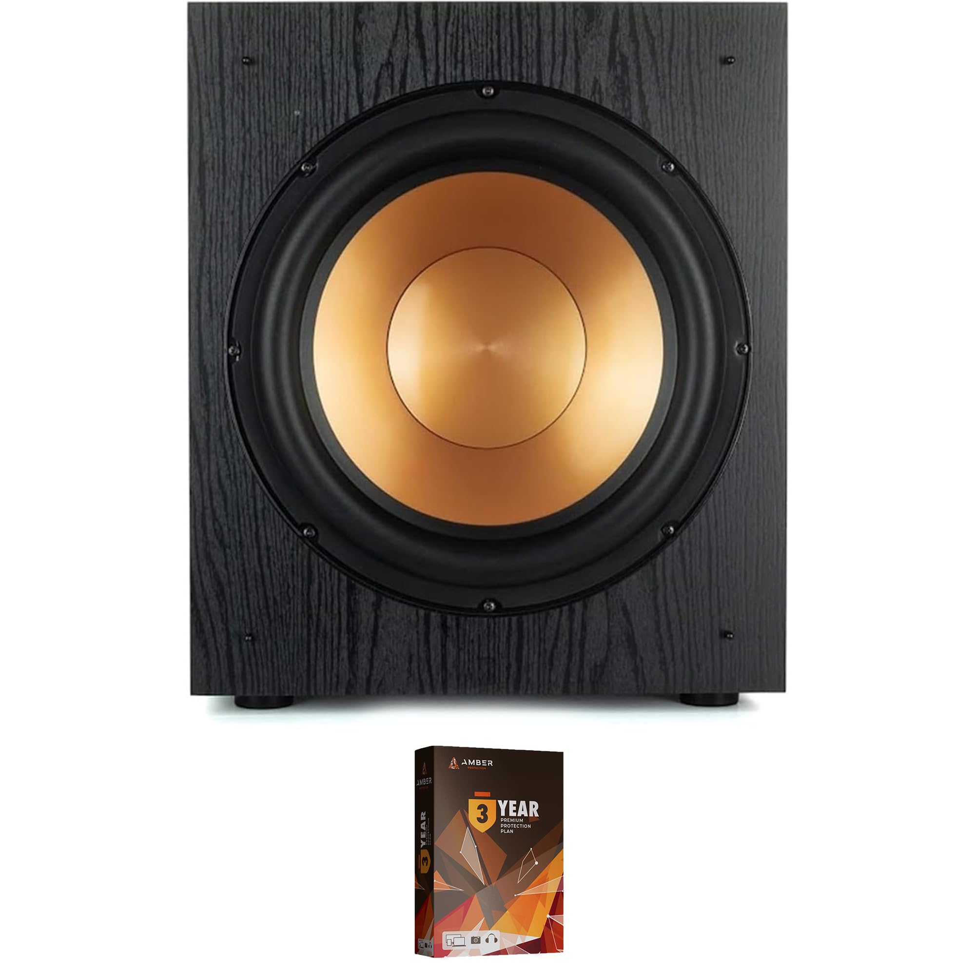 Klipsch SUB-120-BLACK Synergy Black Label Subwoofer Speaker with 3 Year Amber Protection Plan (2020)