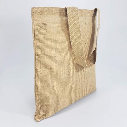 Miniatura 3 de Promotional Jute Tote Bags Wholesale Burlap Bags for Giveaways Trade Shows DIY Art  Crafts Wedding Decorations Party Favors by TBF Bags Set of 12