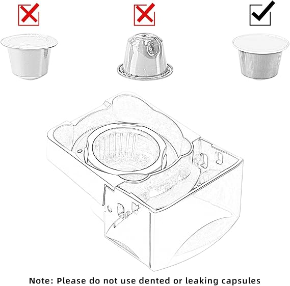 KOTLIE AC-513K/F/KH/H Multi Capsule Coffee Machine Accessories for CAFFITALY Pods