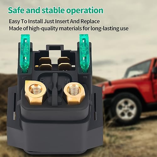 Miniatura 7 de AWSZH Relé solenoide de arranque de repuesto para Yamaha ATV YFM 350 400 450 660 Raptor Grizzly Kodiak Wolverine Big Bear Yamaha 2003 2004 2005 2006