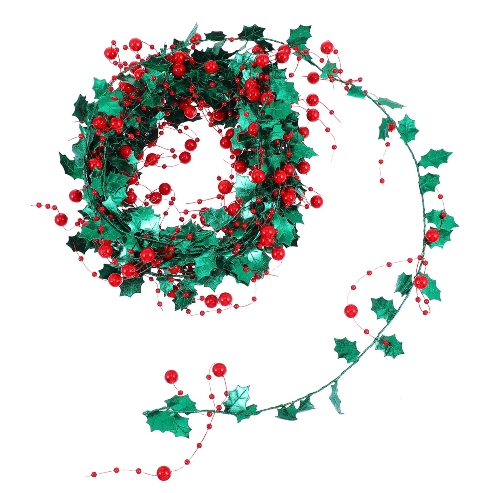 KOMBIUDA 1roll Christmas Tinsel Garland Wire Shiny Holiday Craft Decoration Wire for Party Tree Ornaments and Festive Home Decor for Christmas Ambiance