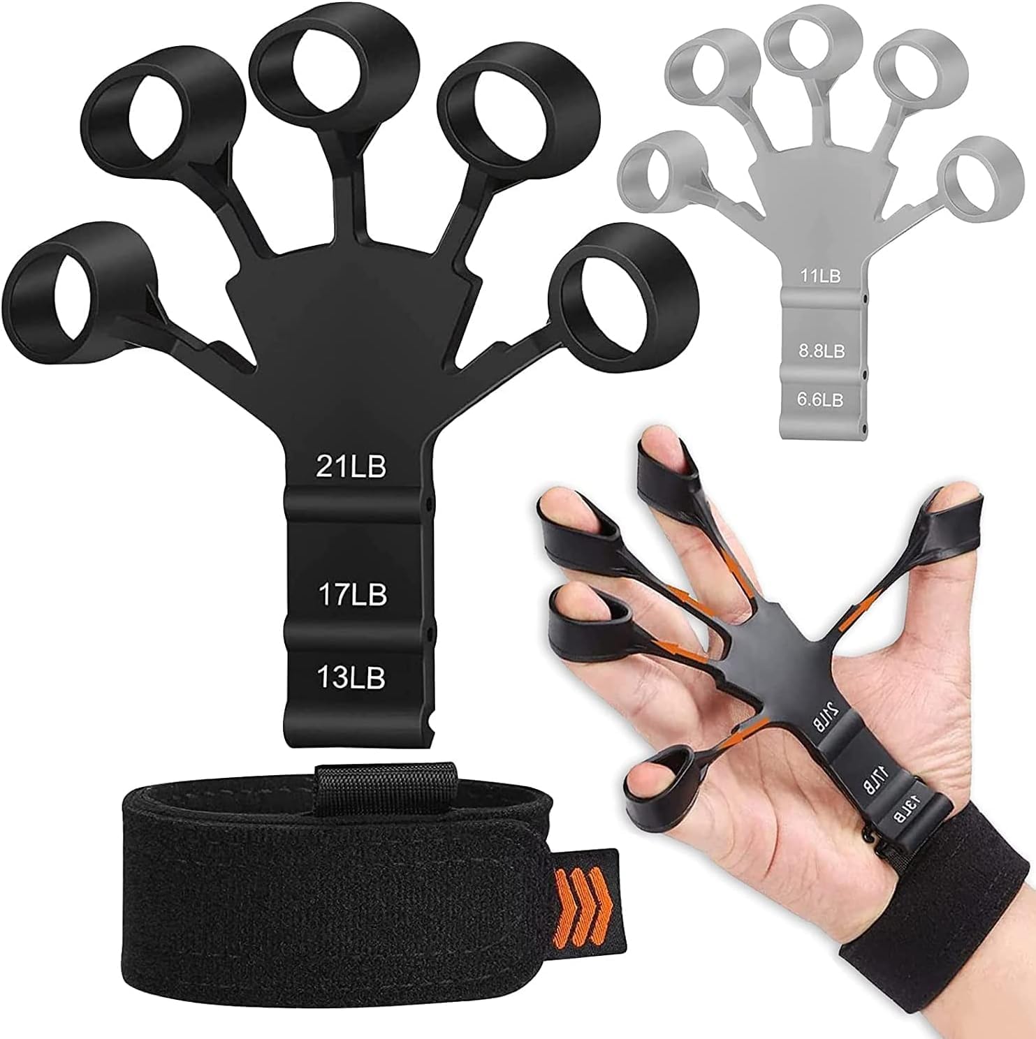 Fitness Gym Equipment Accessory Fitness for Man and Woman (Set of 3 Important Finger Exercises)-image-17