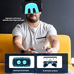Virtual Reality VR Headset for Switch, 3D VR Glasses Virtual Reality Headset, 3D Movies Video Games Viewer Headset Glasses for Reality Gaming Experience