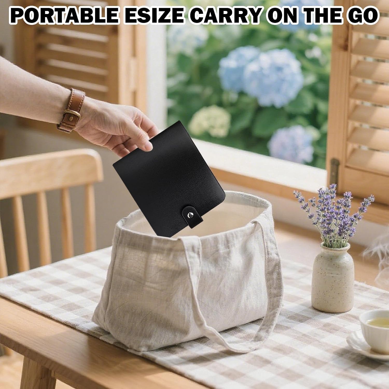 2 Pack Small Photo Albums 4X4 Pictures, 128 Photos Total, Black