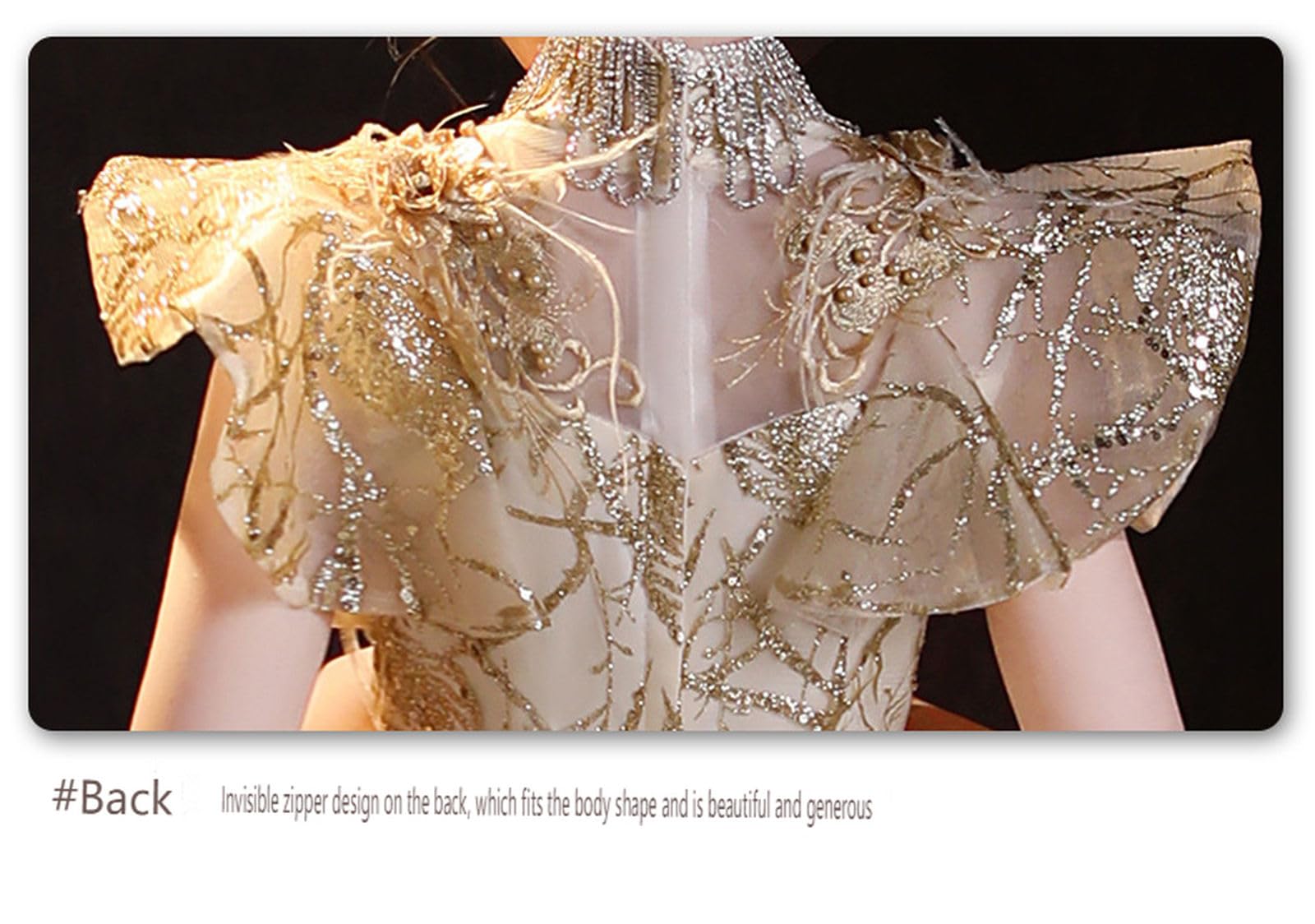 Formelles Mädchenkleid, Festzug-Ballkleid, Abschlussball, formelles Kleid für besondere Anlässe, Brautjungfer, Hochzeit, Prinzessin, Kindergeburtstag, Ballparty, Mädchenkleid für besondere Anlässe