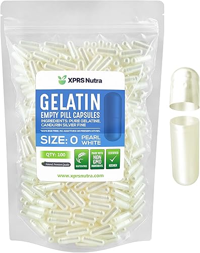 Miniatura 14 de XPRS Nutra Cápsulas vacías de tamaño 0, 5000 cápsulas de gelatina vacías - Cápsulas de píldoras vacías expresas - Relleno de cápsulas de bricolaje