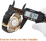 Electronic Digital Caliper Inch/Metric Conversion 0-6 Inch/150 mm Carbon Fiber Gauge Micrometer Extra Large LCD Screen Auto Off Featured Measuring Tool (Black)