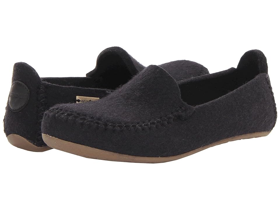 

Haflinger Moccasin (Black) Slippers