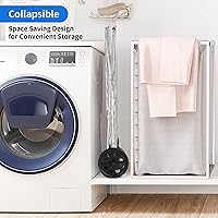 Vista 6 de Lifetime Home Carrito de compras mejorado con ruedas giratorias de 360° y forro impermeable para comestibles, ropa sucia de compras, plegable