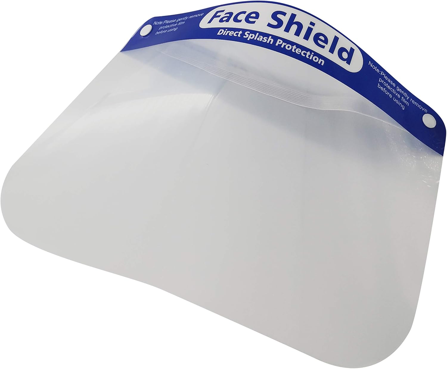 C-Line Plastic Face Shield, 13" x 8.73", Clear with Elastic Band, 1/EA, +100 EA/CT (19020)