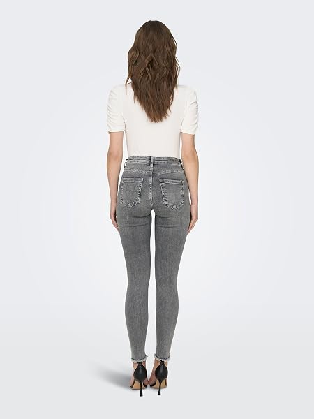 ONLY Female Skinny Jeans ONLBLUSH Mittlere Taille Skinny Fit Knöchellang Jeans - 5