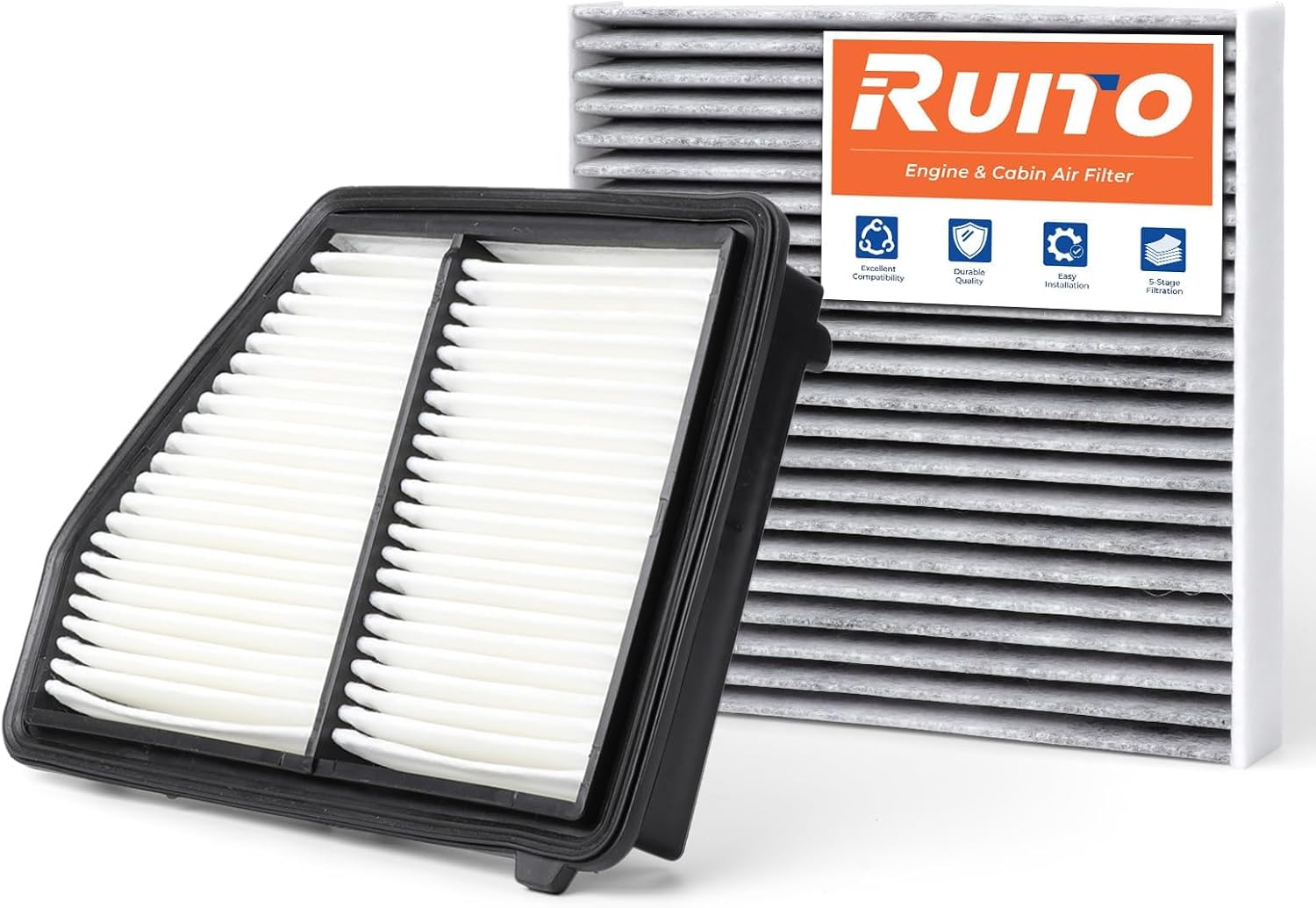 Cabin Engine Air Filter Kit Fits 2016-2024 CIVIC, 2023-2025 HR-V