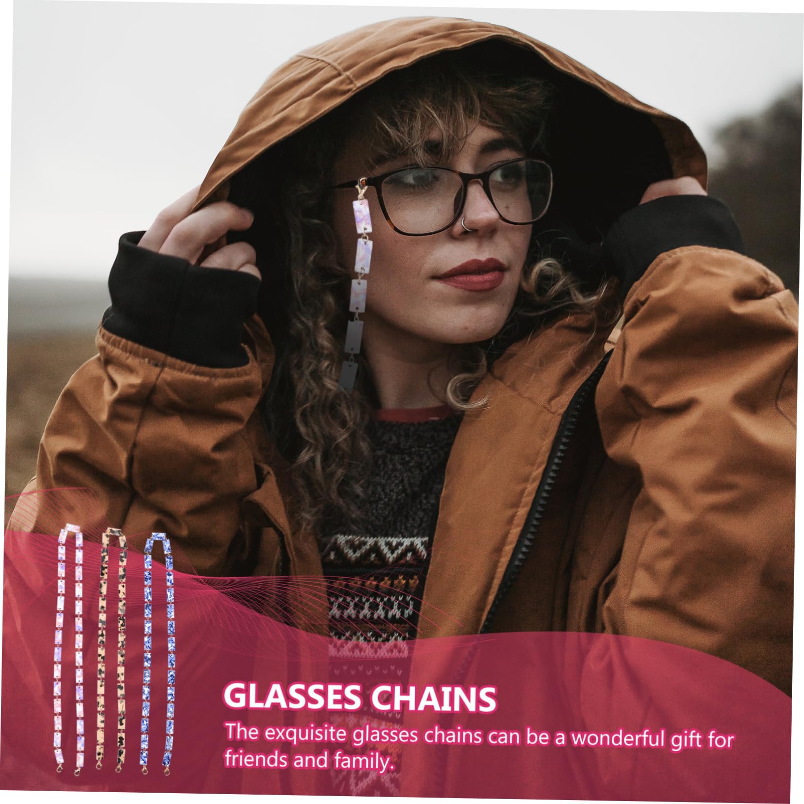 Brillenkette Schlüsselbänder Schlüsselband Maske Halter Kabel Inhaber Kleiderbügelständer Leichte Brille Brillenetui Sonnenbrillen Herren Im Trend Plüsch Blue